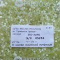 05253 Бисер чешский Preciosa "рубка" 9/0,  светло-зеленый, сатиновый,1-я категория,  50гр